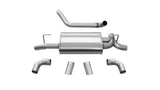 Corsa 18+ Jeep Wrangler JL 2.5in Dual Rear Turn Down Exit Sport Axle-Back Exhaust - 21013