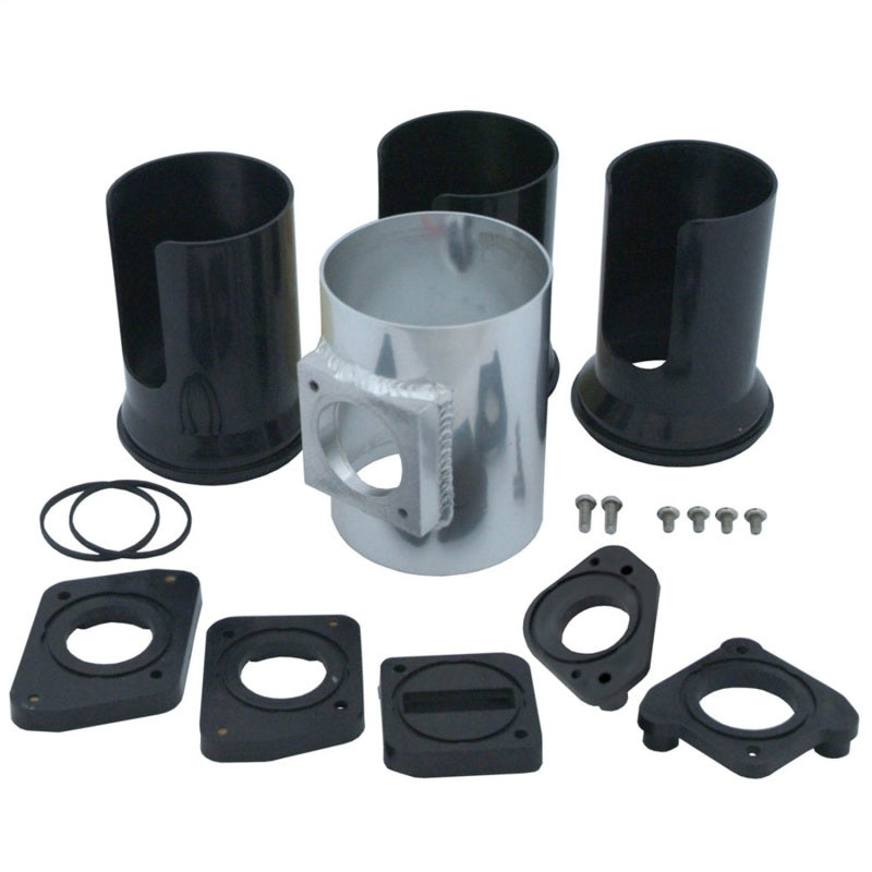 Spectre Mass Air Flow Sensor Adapter Kit (3in.) - Aluminum - 9405