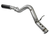 aFe LARGE BORE HD 4in 409-SS DPF-Back Exhaust w/Black Tip 2017 GM Duramax V8-6.6L (td) L5P - 49-44085-B