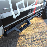 Westin/HDX 17-18 Ford F-150 SuperCrew Drop Nerf Step Bars - Textured Black - 56-13945
