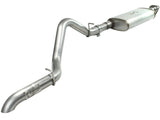aFe MACHForce XP Exhaust Cat-Back SS-409 04-06 Jeep Wrangler TJ Unl L6 4.0L 2.5in Off-Road No Tip - 49-46229