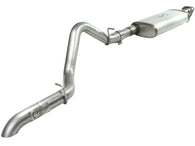 aFe MACHForce XP Exhaust Cat-Back SS-409 04-06 Jeep Wrangler TJ Unl L6 4.0L 2.5in Off-Road No Tip - 49-46229