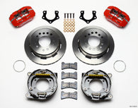 Wilwood Dynapro Low-Profile 11.00in P-Brake Kit - Red Mopar/Dana 2.36in Off w/Snap Ring Brng - 140-11395-R