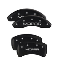 MGP 4 Caliper Covers Engraved Front & Rear MGP Black finish silver ch - 32002SMGPBK