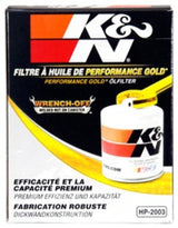 K&N Oil Filter OIL FILTER; AUTOMOTIVE - HP-2003