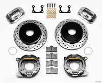 Wilwood Forged Dynalite P/S P-B Kit Drilled Polished Big Ford 2.36in Offset Currie Blank - 140-7142-DP
