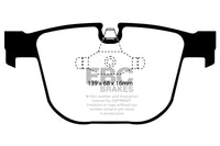 EBC 08-10 BMW M3 4.0 (E90) Ultimax2 Rear Brake Pads - UD919