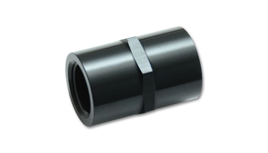 Vibrant 1/4in NPT Female Pipe Coupler Fitting - Aluminum - 10381