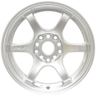 Gram Lights 57DR 15X8.0 +28 4-100 SUNLIGHT SILVER (Honda Civic / Integra) - WGIE28AS