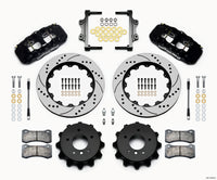 Wilwood AERO4 Rear Kit 14.00 Drilled 2007-2011 BMW E90 Series w/Lines - 140-13583-D
