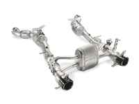 Akrapovic 16-17 Ferrari 488 GTB/488 Spyder Slip-On Line (Titanium) w/ Carbon Tips - MTP-FE488H
