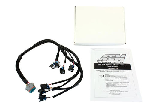 AEM Infinity Core Accessory Wiring Harness - GM Injector Adapter EV6 - 30-3805-10