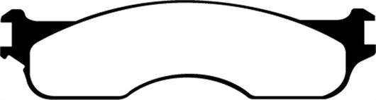 EBC 04 Dodge Ram SRT-10 8.3 Yellowstuff Front Brake Pads - DP41708R