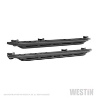 Westin/Snyper 2018+ Jeep Wrangler JL Unlimited 4DR Triple Tube Rock Rail Steps - Textured Black - 42-6025