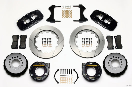 Wilwood AERO4 Rear P-Brake Kit 14.00in Chevy C-10 2.42 Offset 5-lug - 140-10941