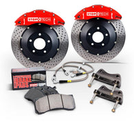 StopTech 06-15 Mazda Miata (NC) Front BBK w/ Blue ST-40 Calipers Drilled 328x28mm Rotors - 83.551.4300.22