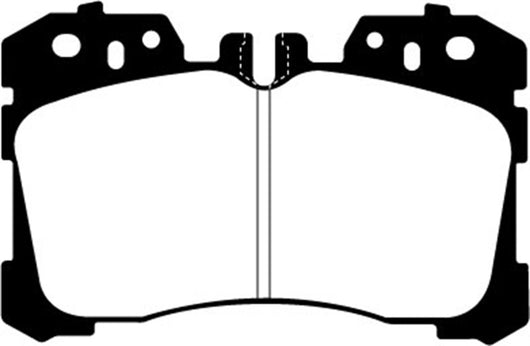 EBC 07+ Lexus LS460 4.6 Redstuff Front Brake Pads - DP31811C