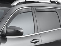 WeatherTech 14+ Jeep Cherokee Front and Rear Side Window Deflectors - Dark Smoke - 82741