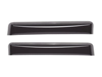 WeatherTech 97-99 Oldsmobile Cutlass Rear Side Window Deflectors - Dark Smoke - 81131