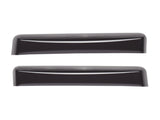 WeatherTech 07-13 Chevrolet Silverado Extended Cab Rear Side Window Deflectors - Dark Smoke - 85426