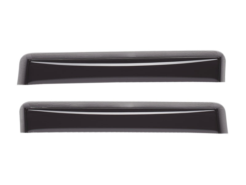 WeatherTech 12+ Kia Rio Rear Side Window Deflectors - Dark Smoke - 81700
