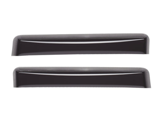 WeatherTech 12+ Kia Rio Rear Side Window Deflectors - Dark Smoke - 81700