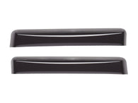WeatherTech 2016+ Honda Pilot Rear Side Window Deflectors - Dark Smoke - 81791