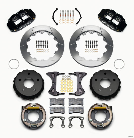 Wilwood Narrow Superlite 4R Rear P-Brk Kit 12.88in Big Ford 2.36in Off Bronco 5 x 5.50 - 140-13323