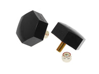 Prothane Universal Bump Stop 7/8 X 2 1/4in Dia. Hex - Black - 19-1320-BL