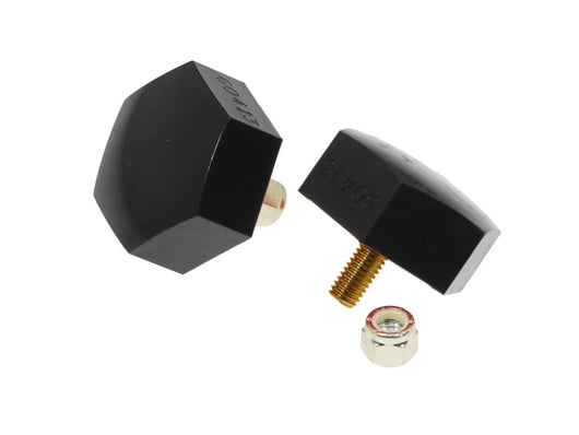 Prothane Universal Bump Stop 7/8 X 2 1/4in Dia. Hex - Black - 19-1320-BL