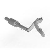 MBRP 2018 Jeep Wrangler JL 2.5in Single Rear Exit Cat Back Exhaust - Aluminized - S5531AL
