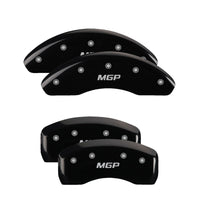 MGP 4 Caliper Covers Engraved Front & Rear MGP Yellow finish black ch - 10120SMGPYL