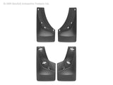 WeatherTech 07 Chevrolet Silverado No Drill Mudflaps - Black - 110010-120010