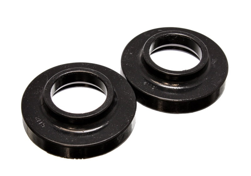 Energy Suspension 97-06 Jeep Wrangler TJ Black Front Spring Pad Set - 2.6101G