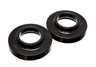 Energy Suspension 97-06 Jeep Wrangler TJ Black Front Spring Pad Set - 2.6101G