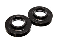 Energy Suspension 97-06 Jeep Wrangler TJ Black Front Spring Pad Set - 2.6101G