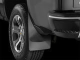 WeatherTech 14+ Chevrolet Silverado No Drill Mudflaps - Black - 120035