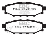 EBC 12+ Subaru BRZ 2.0 (solid rear rotors) Yellowstuff Rear Brake Pads - DP41584R