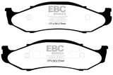 EBC 97-99 Jeep Cherokee 2.5 82mm High Rotors Redstuff Front Brake Pads - DP71255