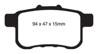 EBC 09-14 Acura TSX 2.4 Yellowstuff Rear Brake Pads - DP41987R