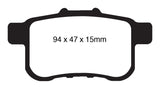 EBC 09-14 Acura TSX 2.4 Redstuff Rear Brake Pads - DP31987C