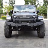 Westin 18-19 Jeep Wrangler JL HDX LED Grille - Textured Black - 34-1115