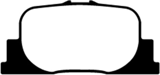 EBC 00-01 Lexus ES300 3.0 Yellowstuff Rear Brake Pads - DP41456R