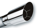 Borla Universal Polished Tip Single Round Angle-Cut (inlet 2 1/2in. Outlet 3 1/2in) *NO Returns* - 20122