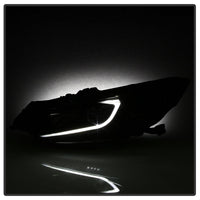 xTune 09-14 Acura Projector Headlights - Light Bar DRL - Black (PRO-JH-ATSX09-LB-BK) - 9042218