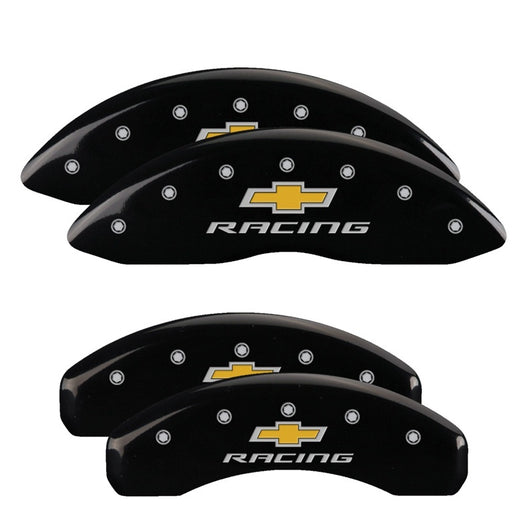 MGP 4 Caliper Covers Engraved F & R Avalanche SS Yellow Finish Blk Char 2008 Chevy Express 2500 - 14048SSS1YL