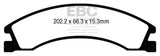 EBC 08+ Ford Econoline E150 4.6 Yellowstuff Rear Brake Pads - DP43005R