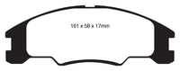 EBC 10-11 Ford Focus 1.6 Greenstuff Front Brake Pads - DP21822