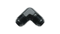 Vibrant -6AN 90deg Flare Union Fitting - Aluminum - 10552