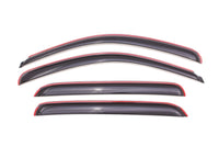 AVS 07-13 Chevy Avalanche Ventvisor In-Channel Front & Rear Window Deflectors 4pc - Smoke - 194515